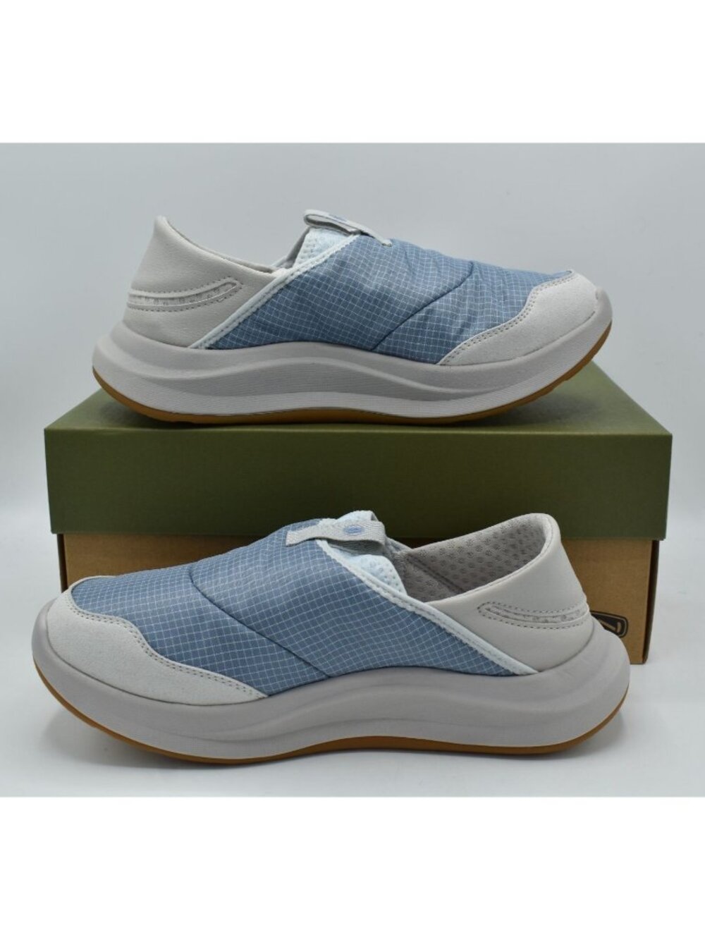 Keen Womens Size 9 Whyser Faded Denim Slip On Shoes - Picture 9 of 11